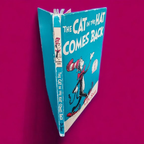 "RARE 1958 1st Print" The Cat in the Hat Comes Back Dr. Seuss Book Club Edition - Picture 2 of 10